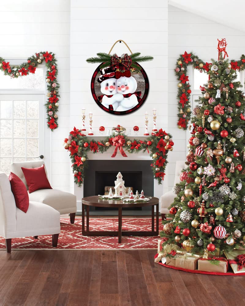 Decorazione natalizia per porta a forma di fiocco di neve bianco, decorazioni natalizie per la casa, idee natalizie per bambini, regali di Natale per le donne, Natale - Italia