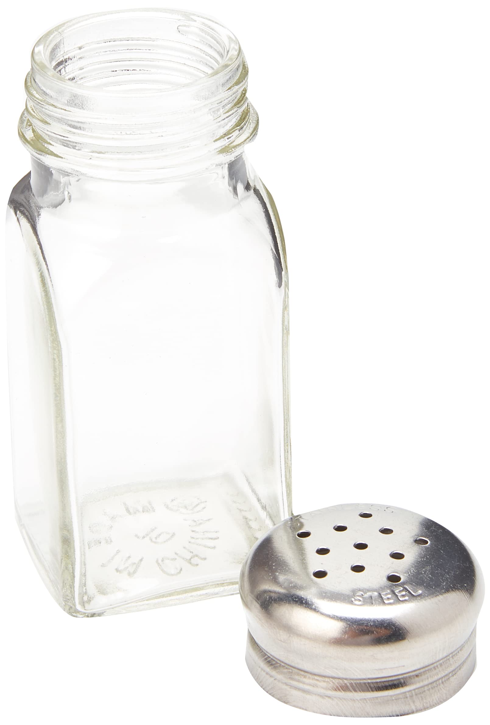 American Metalcraft PNS24 - Salero o pimentero (cristal, 60 ml)