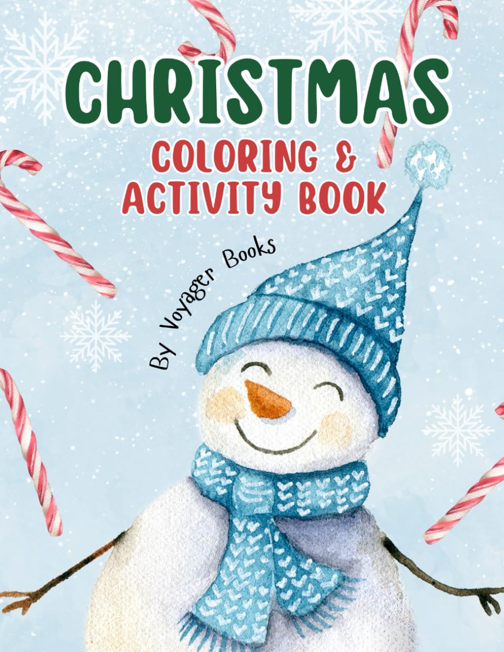 Christmas Coloring and Activity Book: Fun and Entertaining Coloring and Activity Book for ages 3-8, Perfect Christmas Eve Gift