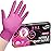 SwiftGrip Powder-Free Nitrile Gloves, Small, 50ct Box - 3-mil, Disposable, Latex-Free, for Kitchen, Cleaning, Estheticians, Hair Stylist - Pink/Fuchsia