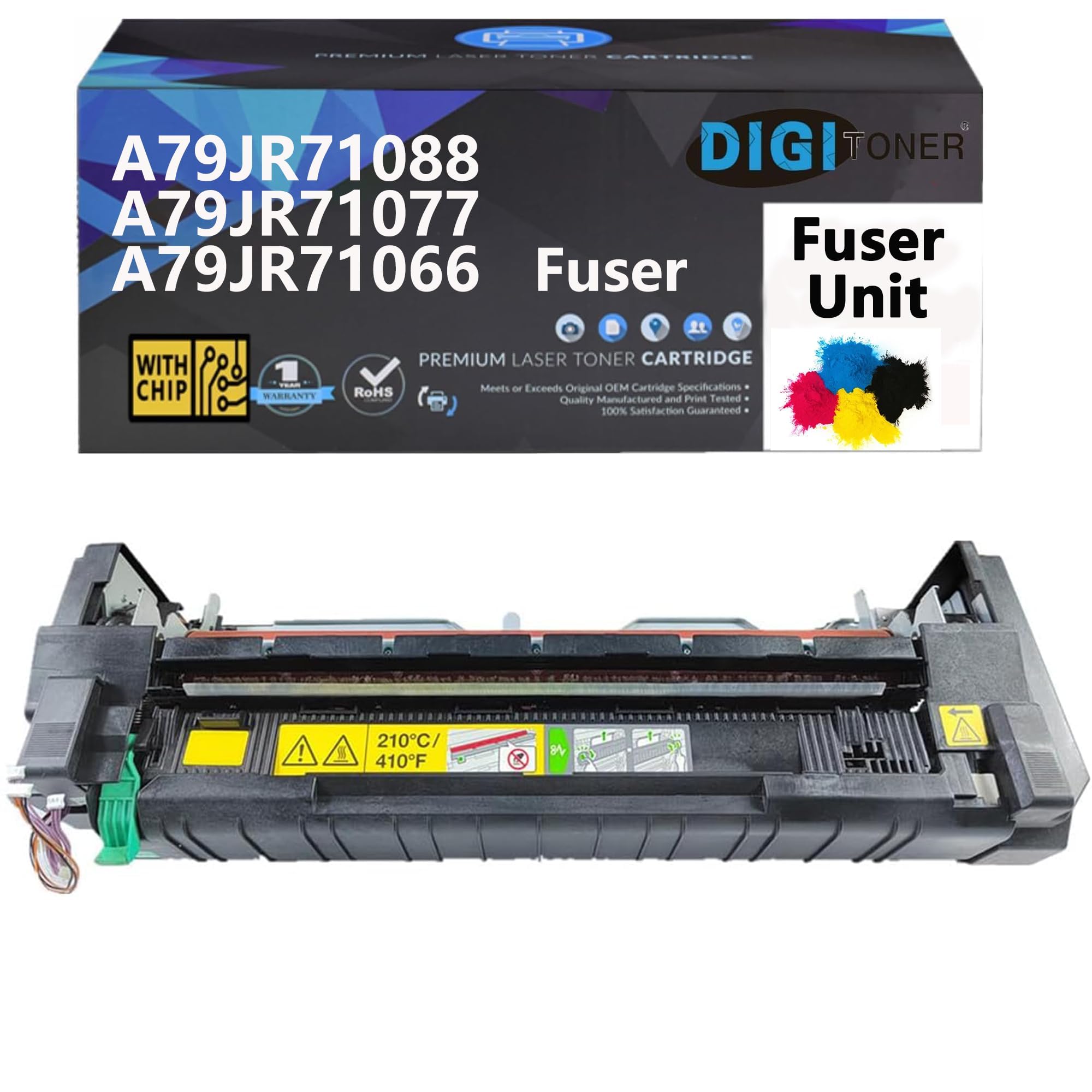 DIGITONER A79JR71088 Fuser Unit Replacement for Konica Minolta A79JR71088 A79JR71077 A79JR71066 A79JR71055 Fuser Unit Compatible with bizhub 558 658 C558 C658 Printers,110V (1-Pack)