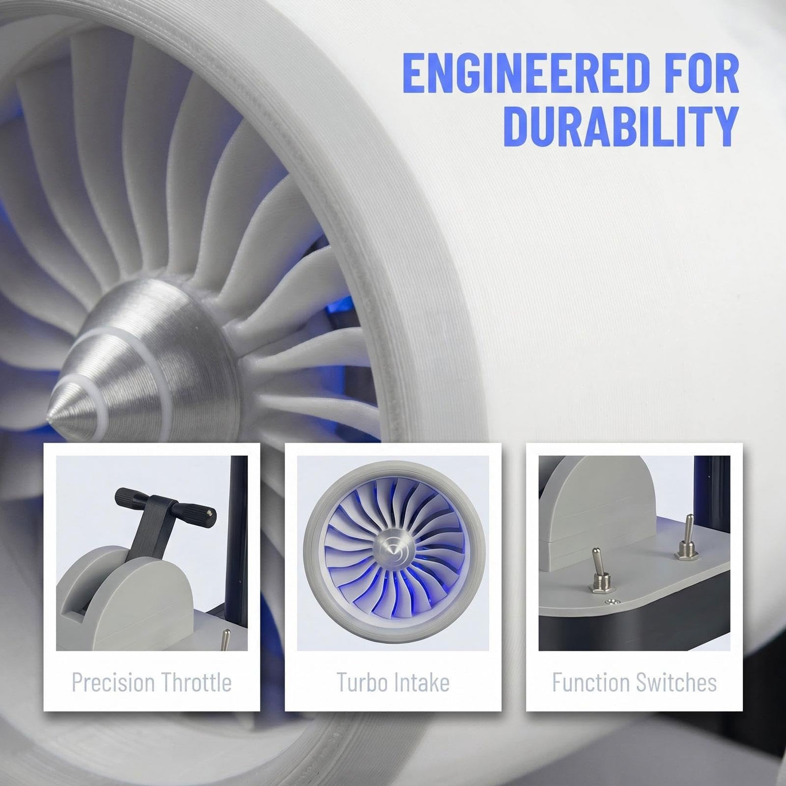 Ventola for motore a reazione, kit modello turbogetto Turbofan for aereo