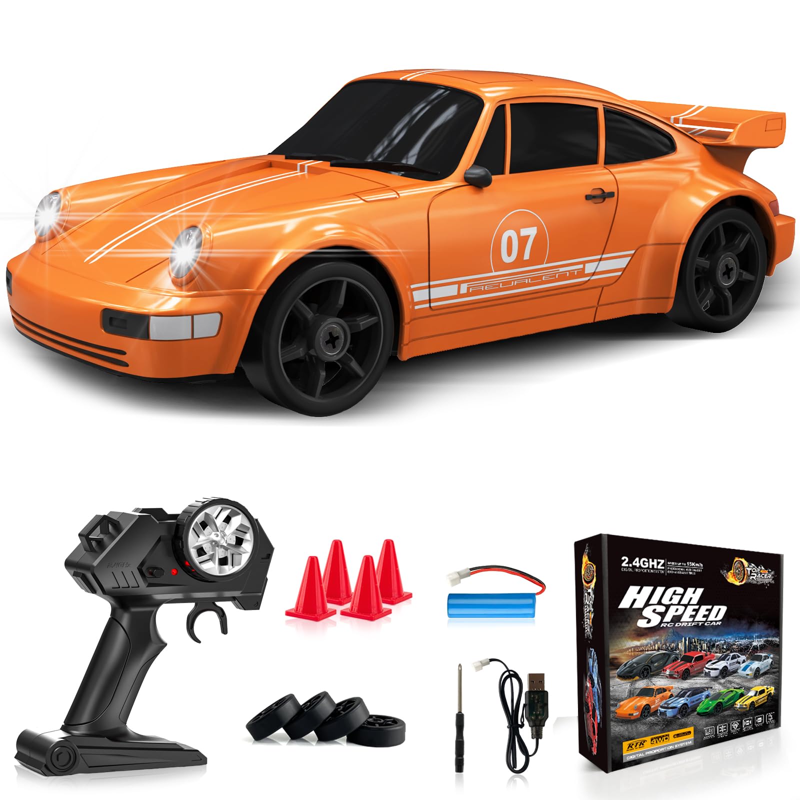 Buy Everbigmai RC Drift Car 124 Remote Control Car 4WD 15KM/H High