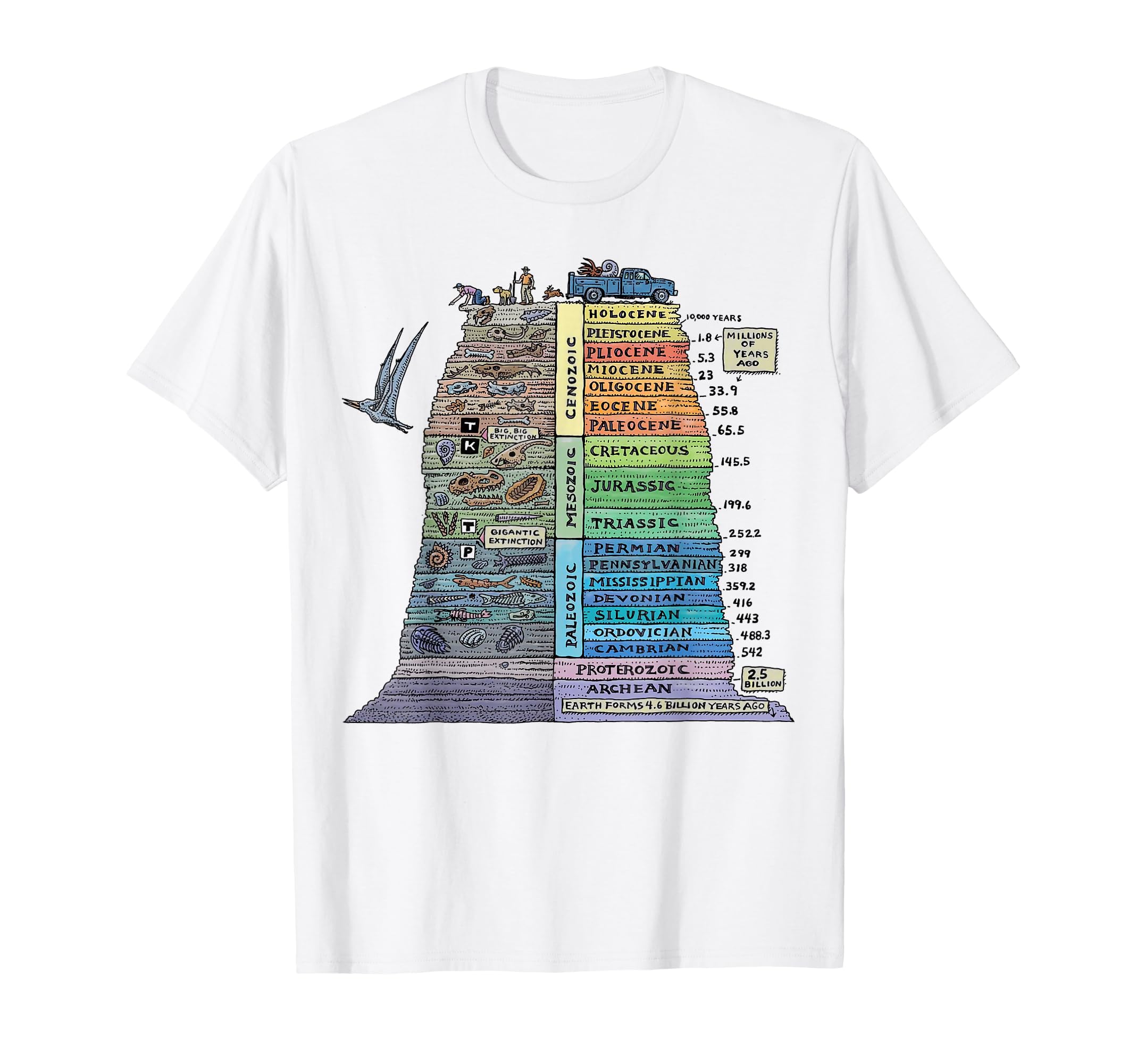 Geology Earthform Geologist Rock Collector Mineral Geode T-Shirt