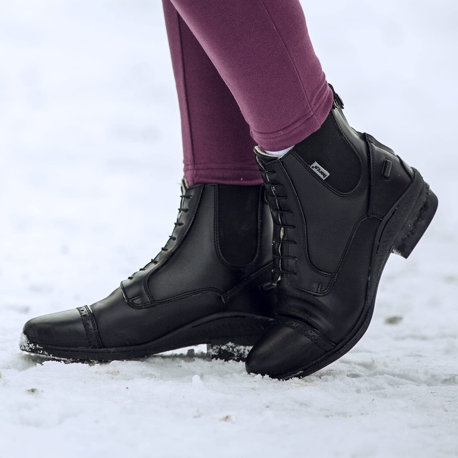 HORZE Bottines d'hiver Jodhpur Kilkenny Lux pour Femme avec détail Richelieu