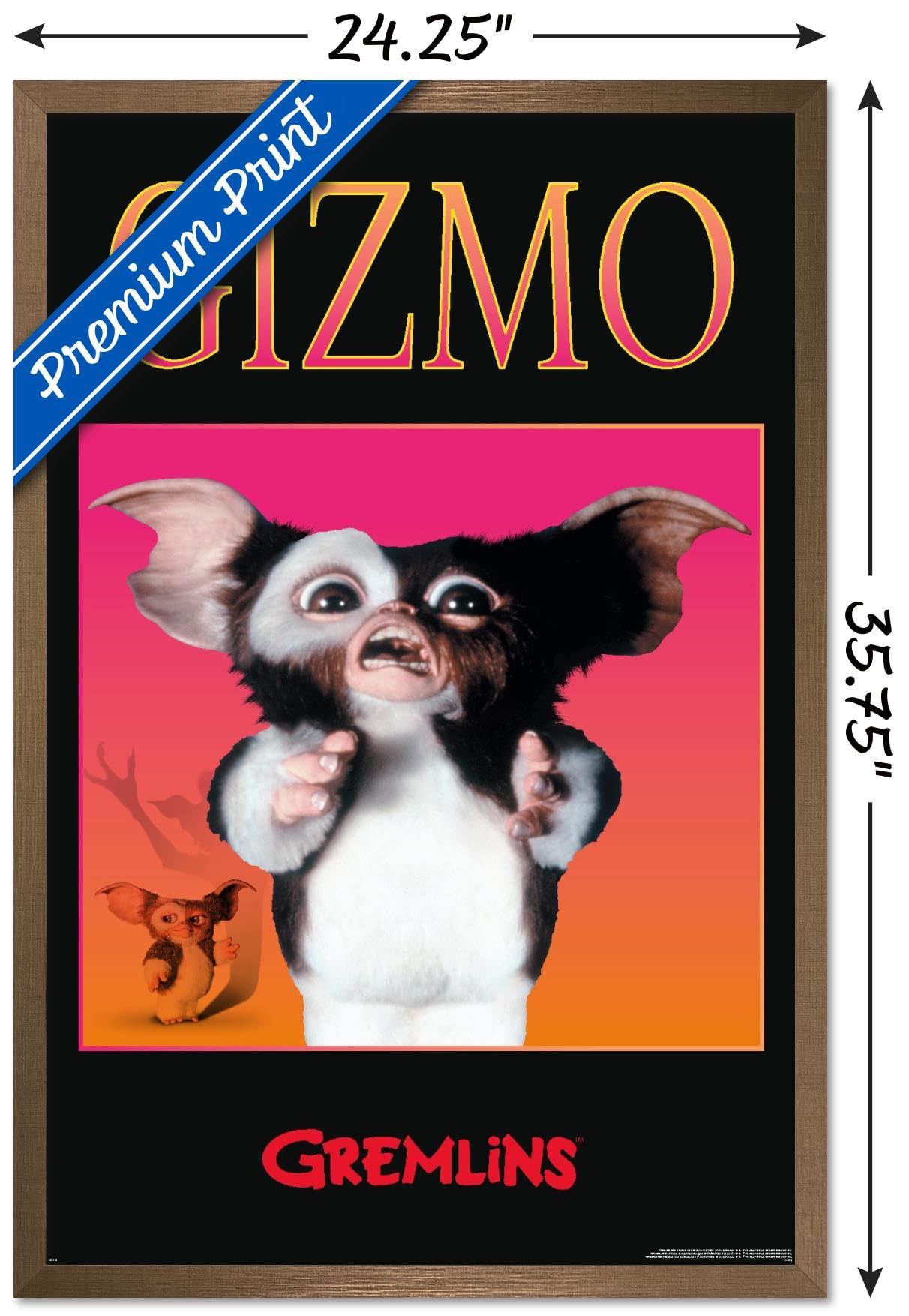 Amazon.com: Trends International Gremlins - Gizmo Orange Wall