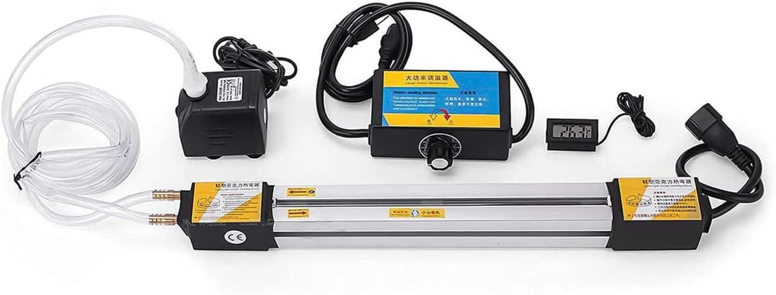 Piegatrice manuale in plastica PVC acrilico da 30 cm/60 cm/120 cm, macchina utensile per piegare fogli con riscaldatore manuale per strisce per spessori da 1 mm a 6 mm per la realizzazione di insegne