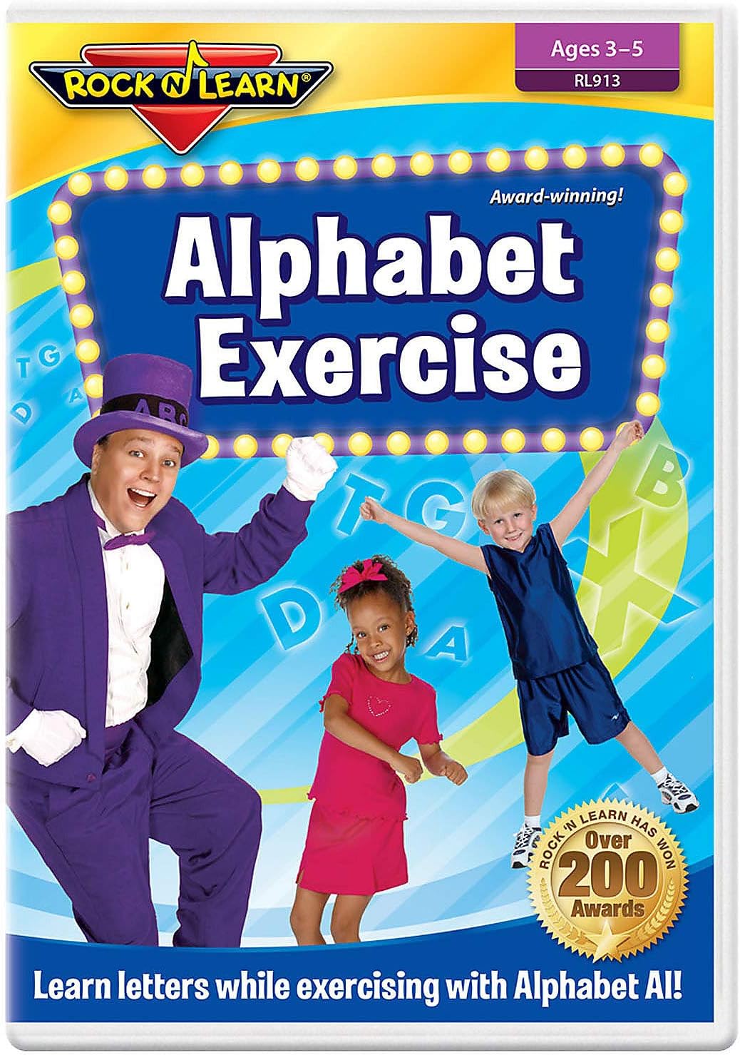 Rock 'N Learn Alphabet Exercise DVD Ages 35 Pack of 1