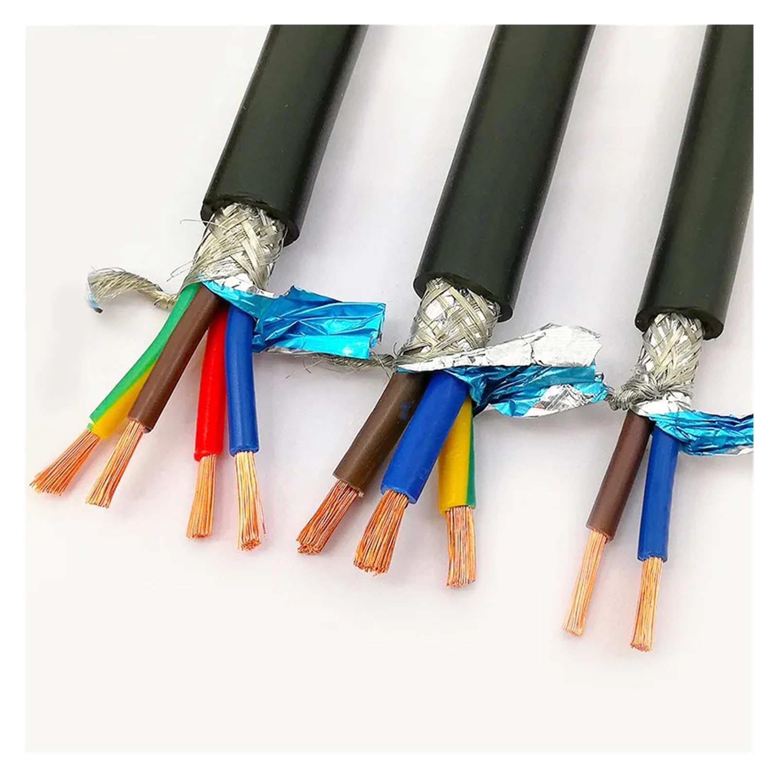 Cavo schermato da 100 m 26/24/22/20 AWG | 2 3 4 5 6 7 8 10 Cavo del segnale di controllo del cavo RVVP in rame puro a 12 nuclei(22 AWG,4 cores 100meters)