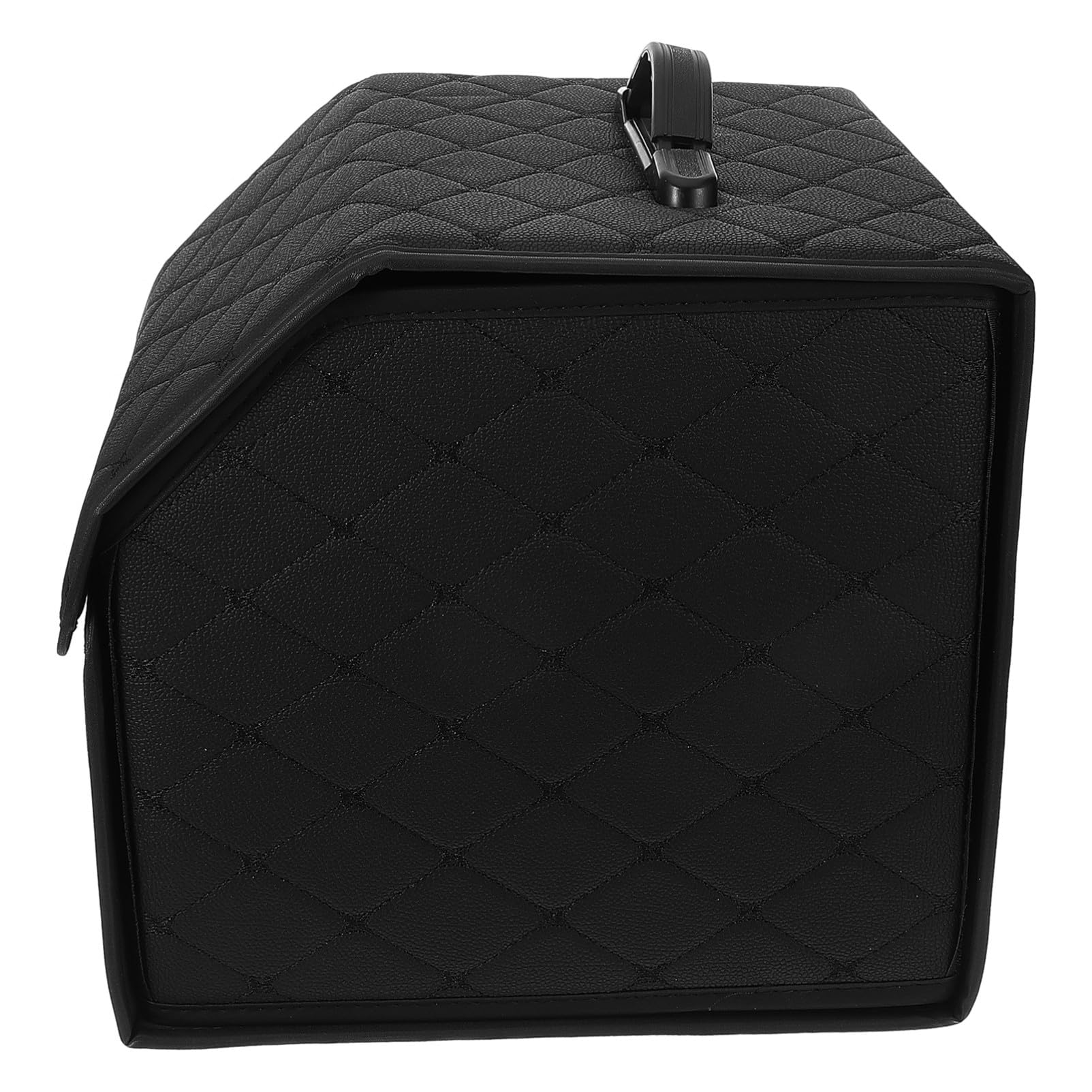 Organisateur Coffre Voiture Pliable Noir Petit Boîte Rangement Polyvalente pour Courses Outils et Accessoires Transport Facile avec Poignée Renforcée Voyages et Camping