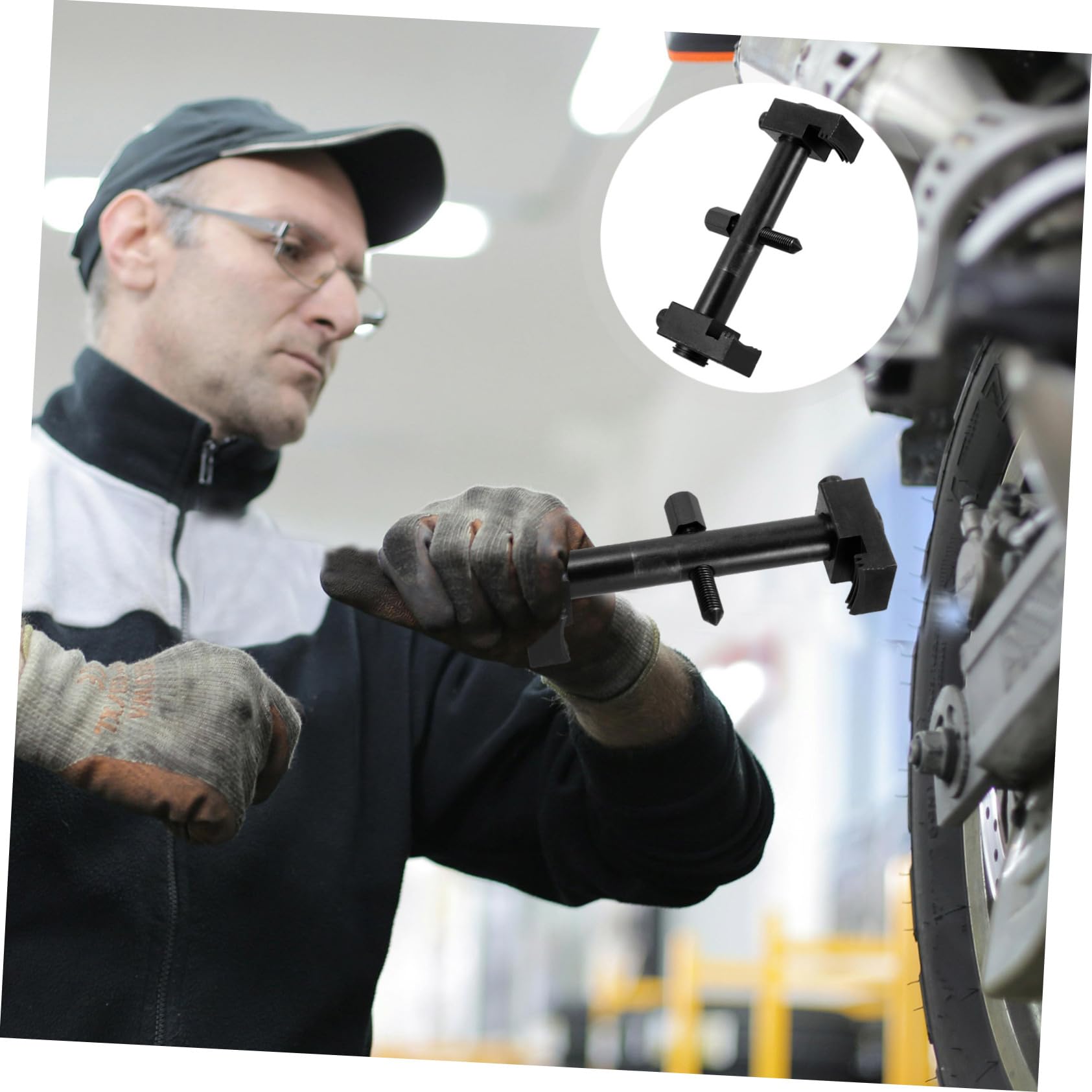 Gatuida Outil Extraction De Poulie De Antidérapant Kit Outils pour Démontage De Poulies Adapté pour Mécanicien Automobile