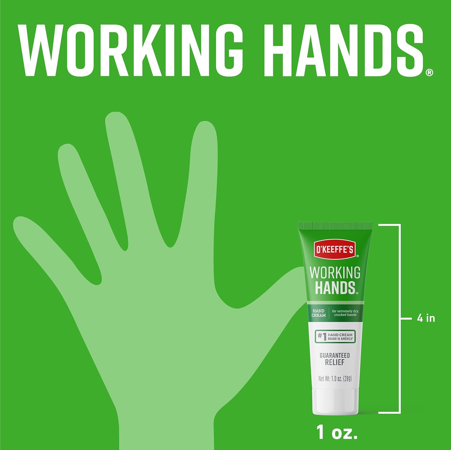 O'Keeffe's Working Hands Hand Cream, 1 Ounce Tube, (Pack of 3) : Beauty & Personal Care