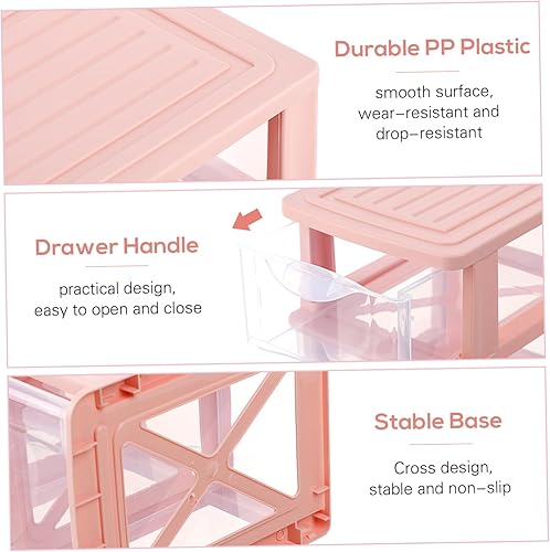 Miniatura 9 de DOITOOL Caja de almacenamiento para estantería, contenedor de artículos diversos, caja de almacenamiento de oficina, cajón de artículos diversos,
