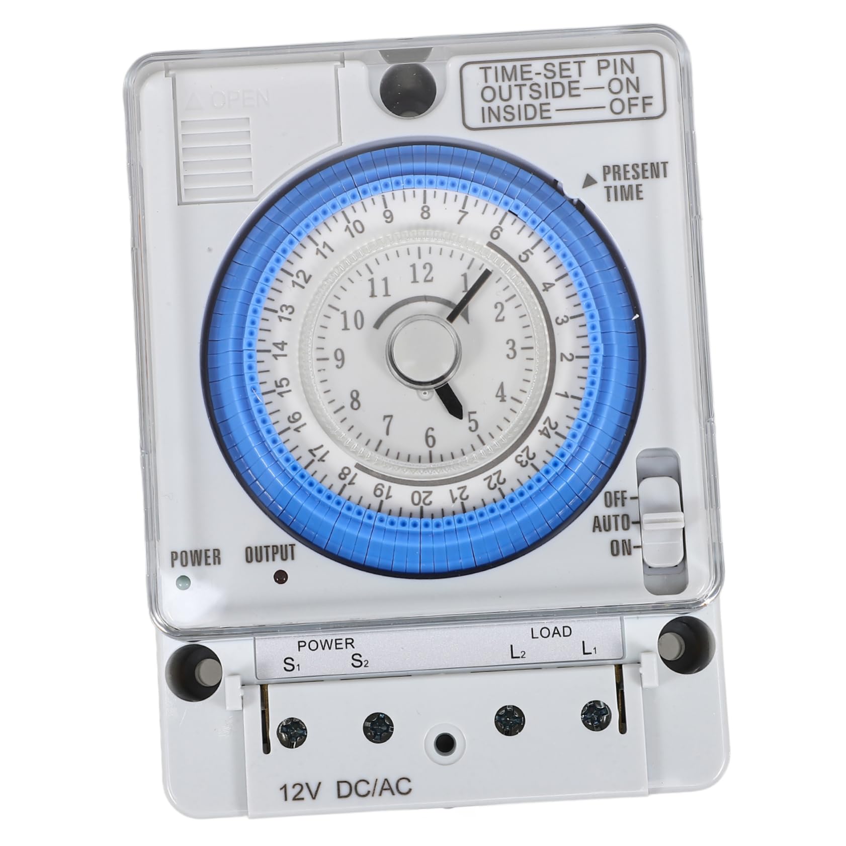 Mechanischer Küchentimer Weiß PC 16a 250vac für Küche Zuhause