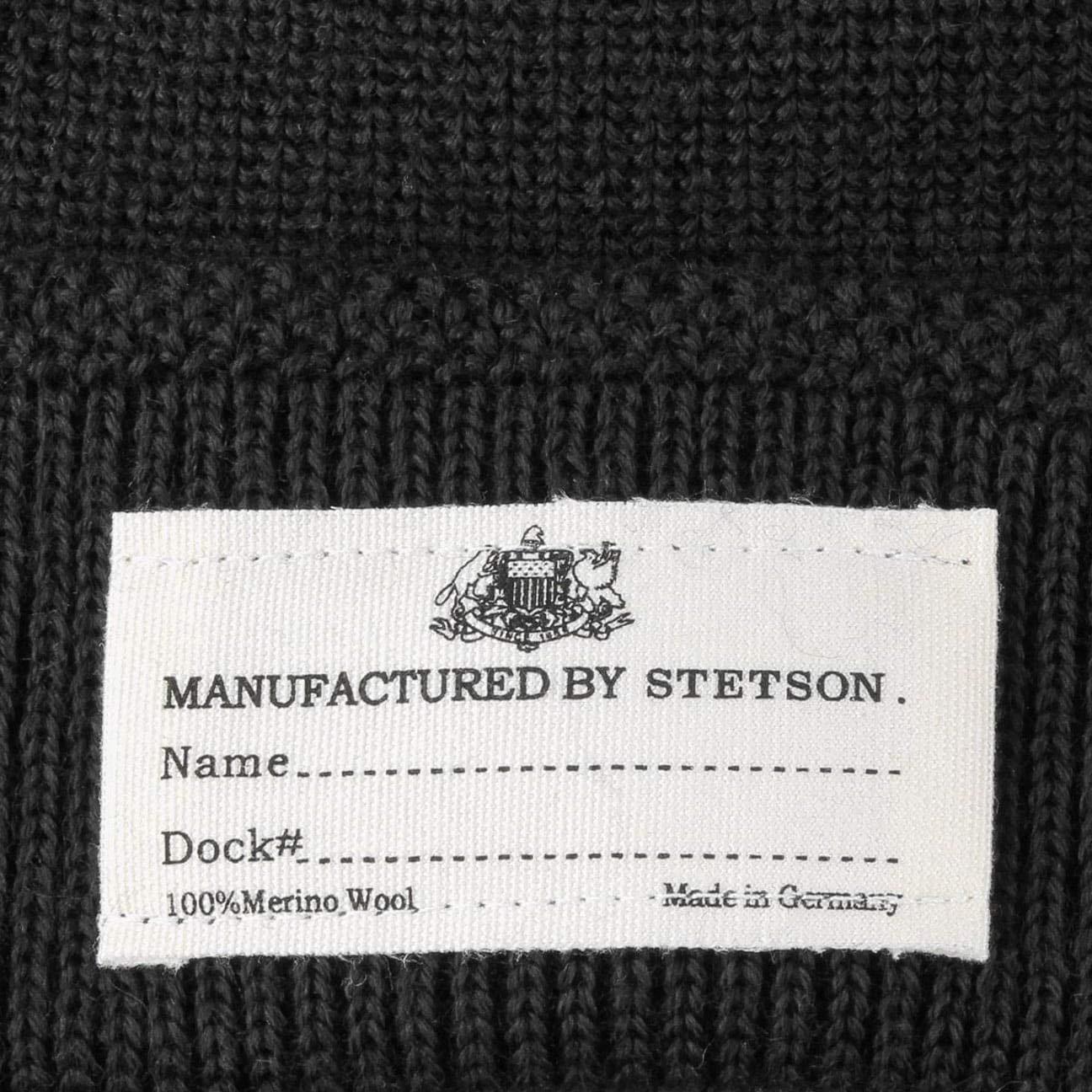 Stetson Onalska męska czapka kopertowa, czapka z wełny merynosów, czapka wełniana, wyprodukowana we Włoszech, czapka męska w jednym rozmiarze, 55-61 cm, czapka zimowa, jesień/zima, czapka z dzianiny