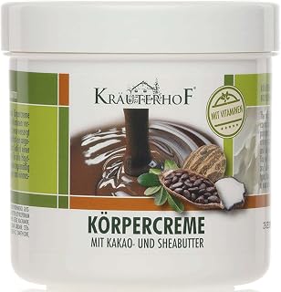 Örerhof 2 Value Pack Body Cream with Cocoa and Shea Butter, 2 Jars of 250 ml