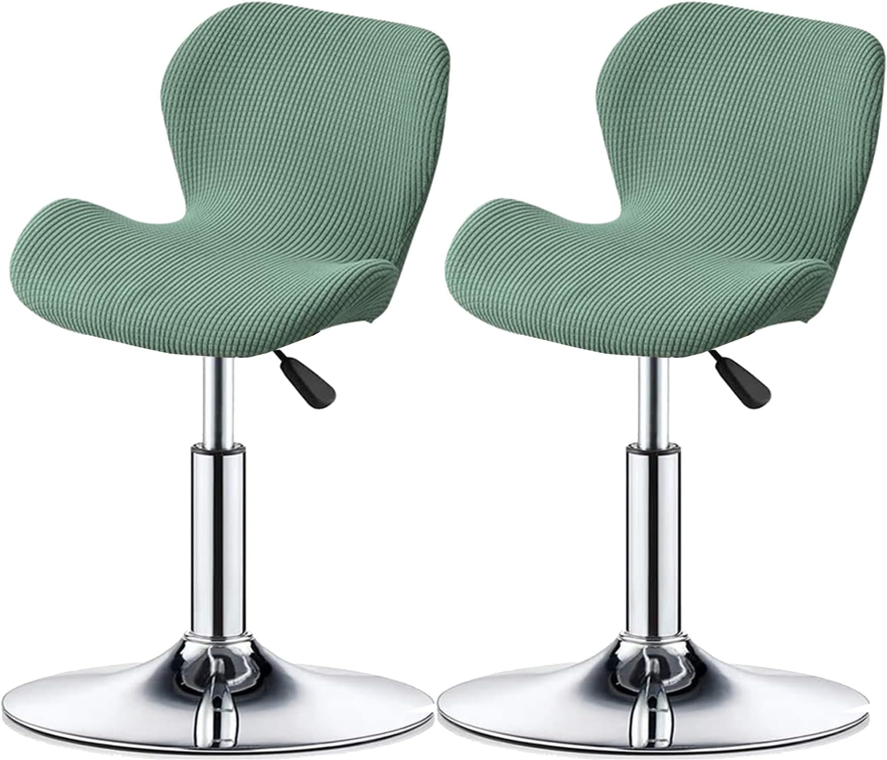 ELYSYSRL Bar Stool Cover Set of 2/4/6 Shell Back Adjustable Swivel Bar Stools Slipcover,Barstool Protector Covers for Dining Room Kitchen (Color : #10, Size : 2pcs)