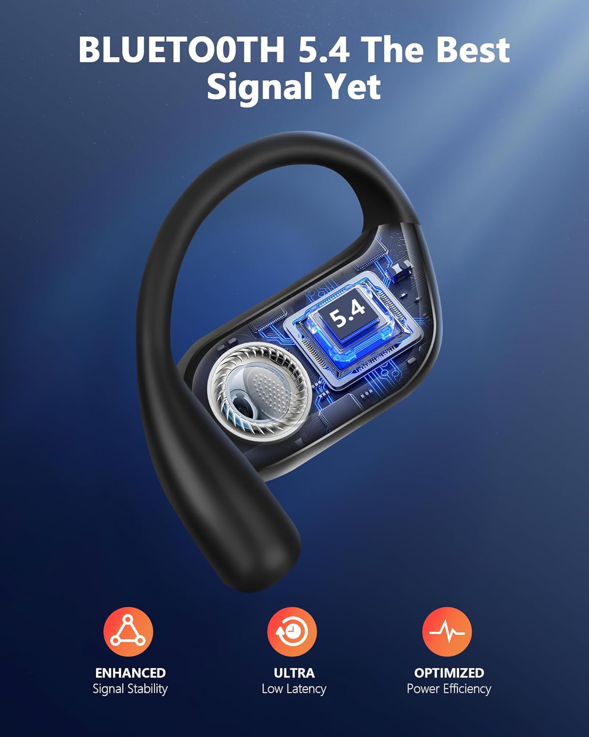 WEIBEIQI YYK-Q16S Pro Earbud with Bluetooth 5.4 Chip Highlighted