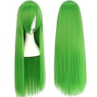 Vista 58 de anogol Vocaloid 32" 80 cm de largo recto de Cosplay peluca Pelucas Para Fiestas Halloween, Anaranjado