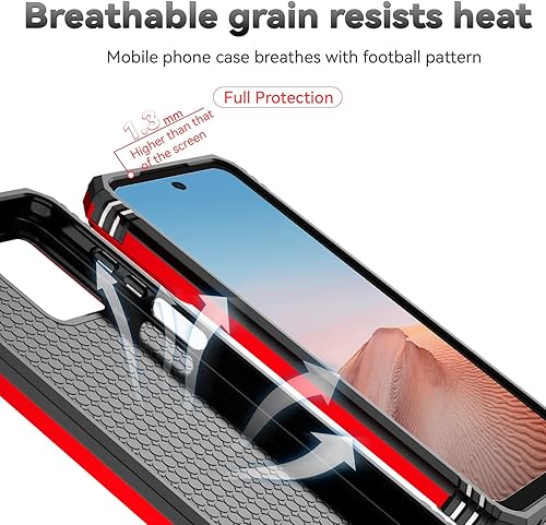 Miniatura 7 de SunStory Funda para Motorola Moto G 5G 2023 con protector de pantalla HD, cubierta de cámara deslizante y soporte, grado militar Funda de teléfono