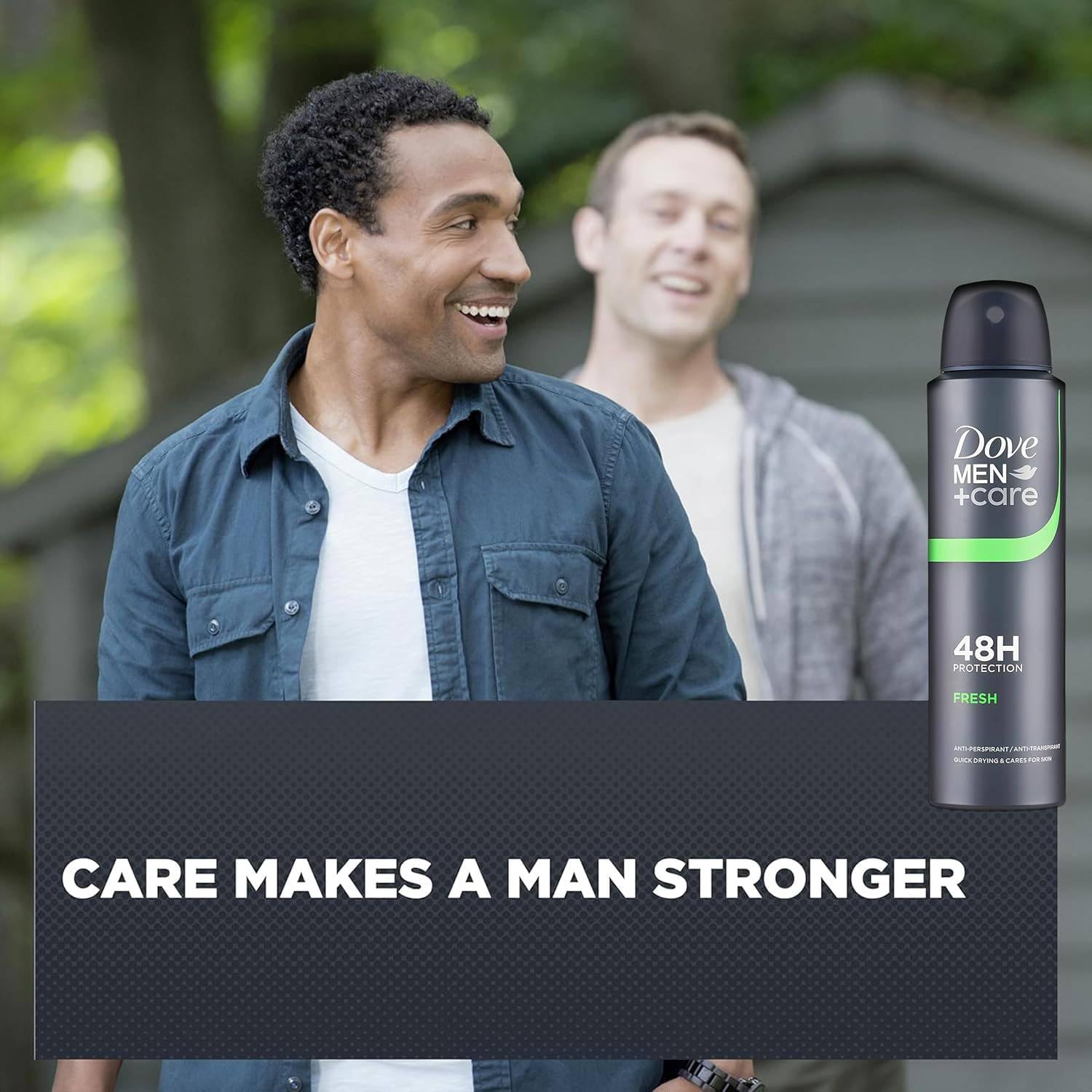 Dove Men+Care Fresh Deodorante Spray Anti-Traspirante 48H, Anti-Macchie, con Vitamina E e 1/4 di Crema Idratante, 150 ml (12)