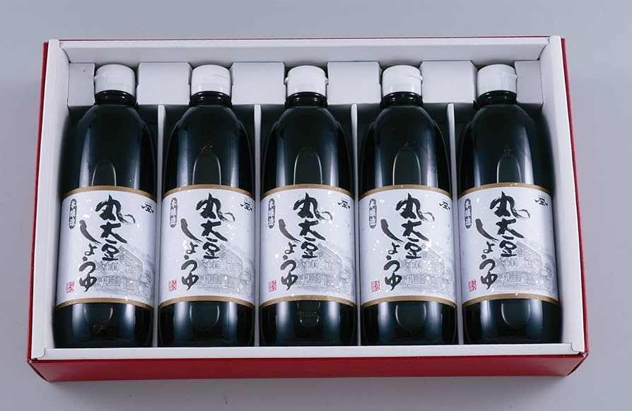Amazon.co.jp: 【天童市テンスイ醤油】丸大豆しょうゆ500ml×5本