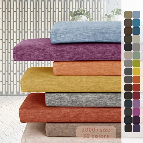 Kimgull Cojín de banco de tamaño personalizado, almohadillas de asiento para ventana de bahía, cojín de banco de jardín suave de 1.181.973.154