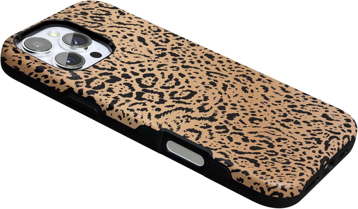 Casely iPhone 16 Pro Max Case | Born to Be Wild | Jaguar Print | Bold Protective Design | Compatible with MagSafe