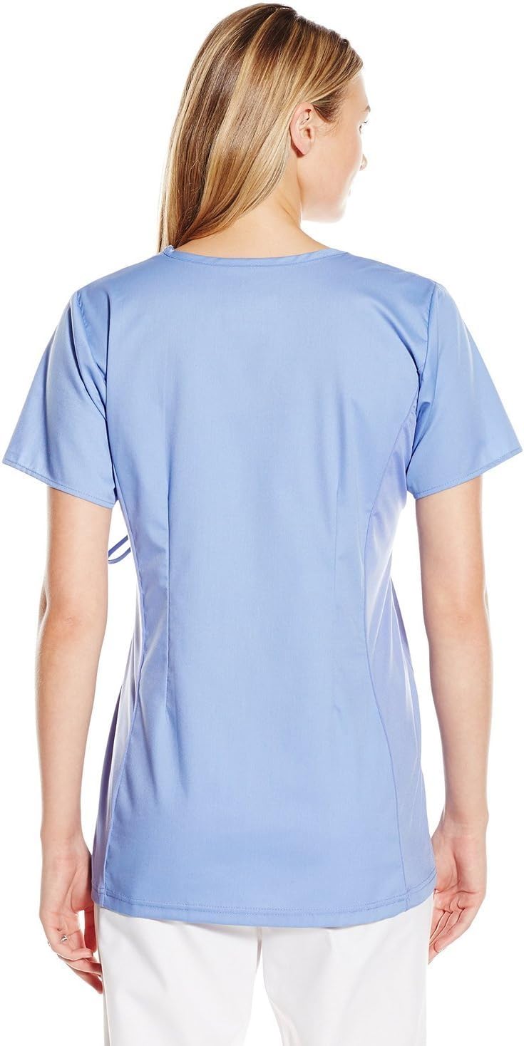 WonderWink Women's Wonderwork Maternity Top, Ceil Blue, 3X-Large - Image 4