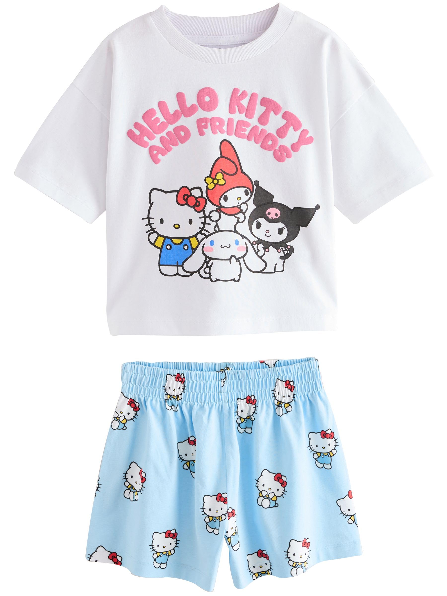 NEXT Fille Pyjama Short Hello Kitty, Lot de 2