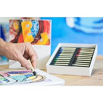 Sennelier 油彩パステル 24色セット　セヌリエ セヌリエ オイルパステル 24色セット : 額縁画材ドットコム