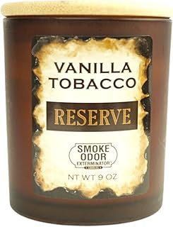 Reserve Vanilla Tobacco Smoke Odor Exterminator Candle 9oz