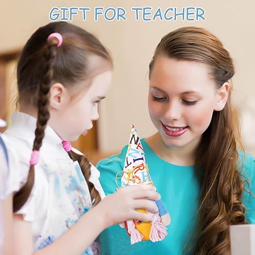 Miniatura 2 de WOKEISE Decoración de regreso a clases, gnomos de felpa, regalos de agradecimiento para profesores, regalo de graduación, gnomo sueco hecho a mano