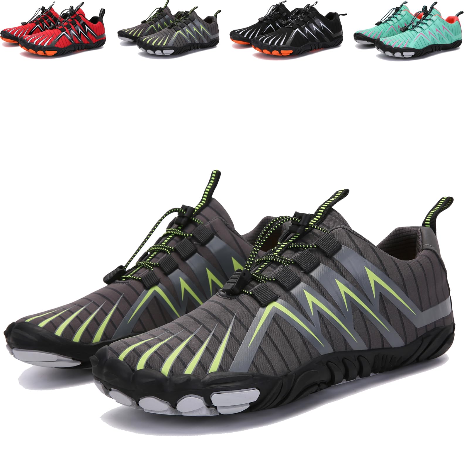 FOGOIN Barfußschuhe Damen Herren Walkingschuhe Expert Pro - Gesunde & Bequeme Barfußschuhe für Rock & Pure Movement