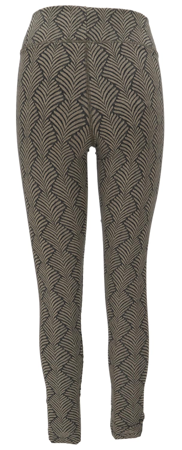 GURU SHOP Jaquard Pantalones de yoga, leggings de algodón orgánico, para mujer, pantalones cortos, leggins alternativos