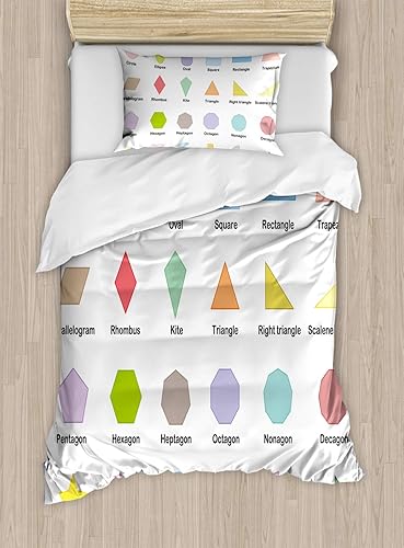 Miniatura 217 de Ambesonne Juego de funda de edredón de pesca, lubina de boca grande atrapando un bocado en espray de agua, imagen salvaje, juego de cama decorativo