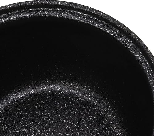 Miniatura 7 de Microolla a presión antiadherente, eficiente de hierro, multifuncional, duradera, práctica, antiquemaduras, para cocinar (5L)