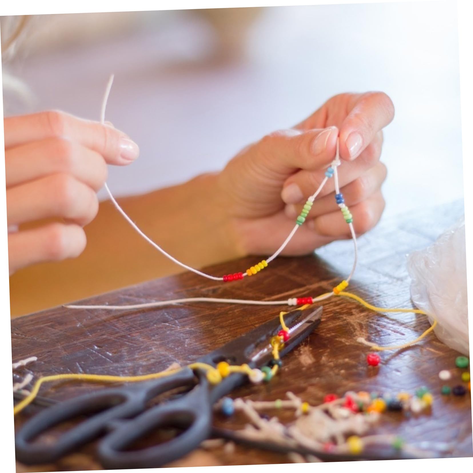 STOBOK 3stücke Farbenfrohe Juteschnur Für -Handwerk Hochwertige Strapazierfähige Kordel Für Armbänder Halsketten Bastelprojekte Und Gartenarbeit Farben