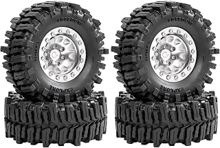 ホイール タイヤ For Fms For Fcx24 Fcx24m For Axial For Scx24 Ax24 1/24 交換 オプション | CNC ビードロックホイールを修正して、スーパーソフトラバータイヤ用のマイクロクローラーオフロードグリップとを実現します タイヤセットがマイクロクローラーのオフロードグリップとさせるアップグレードです パーツ