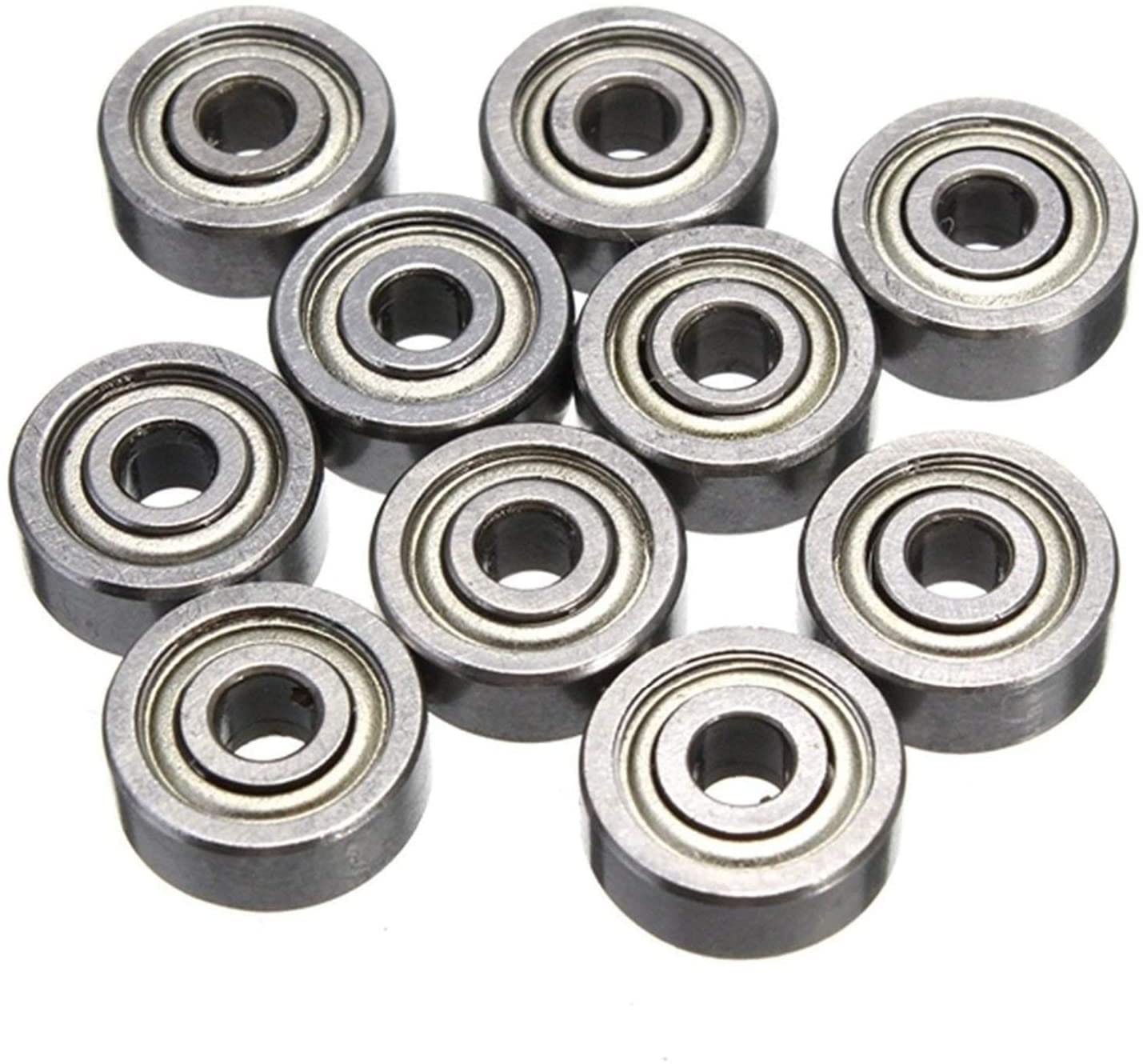XRKJKQIDG TMP1105 Precision Deep Groove Ball Bearings 10pcs 688ZZ Miniature 688-ZZ 8x16x5mm 52100 Chrome Steel Material