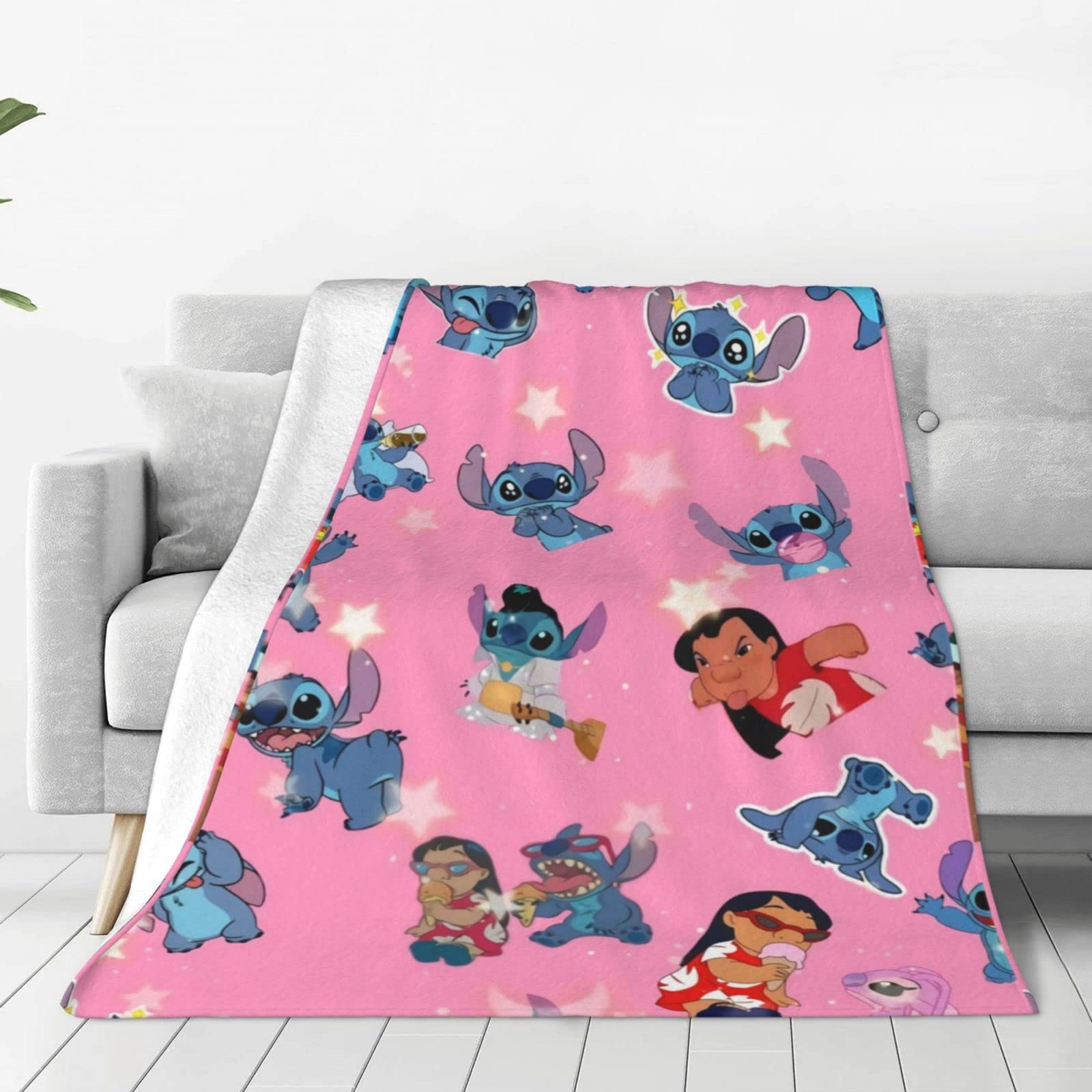 Zowqqxf Cartoon Blanket Throw for Kids Flannel Blankets Gifts for Girls Boys Couch Bedding for Home Couch Home Decor Bedding Living Room 60x50inch