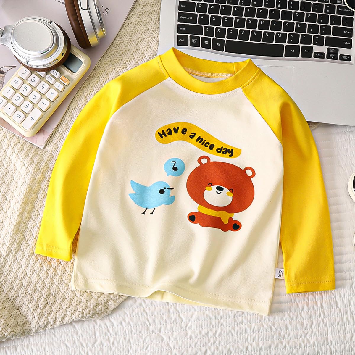 3er/2er-Set Baby Jungen Langarmshirts Jungen Bequeme Kinderbekleidung, 6 Monate-8 Jahre