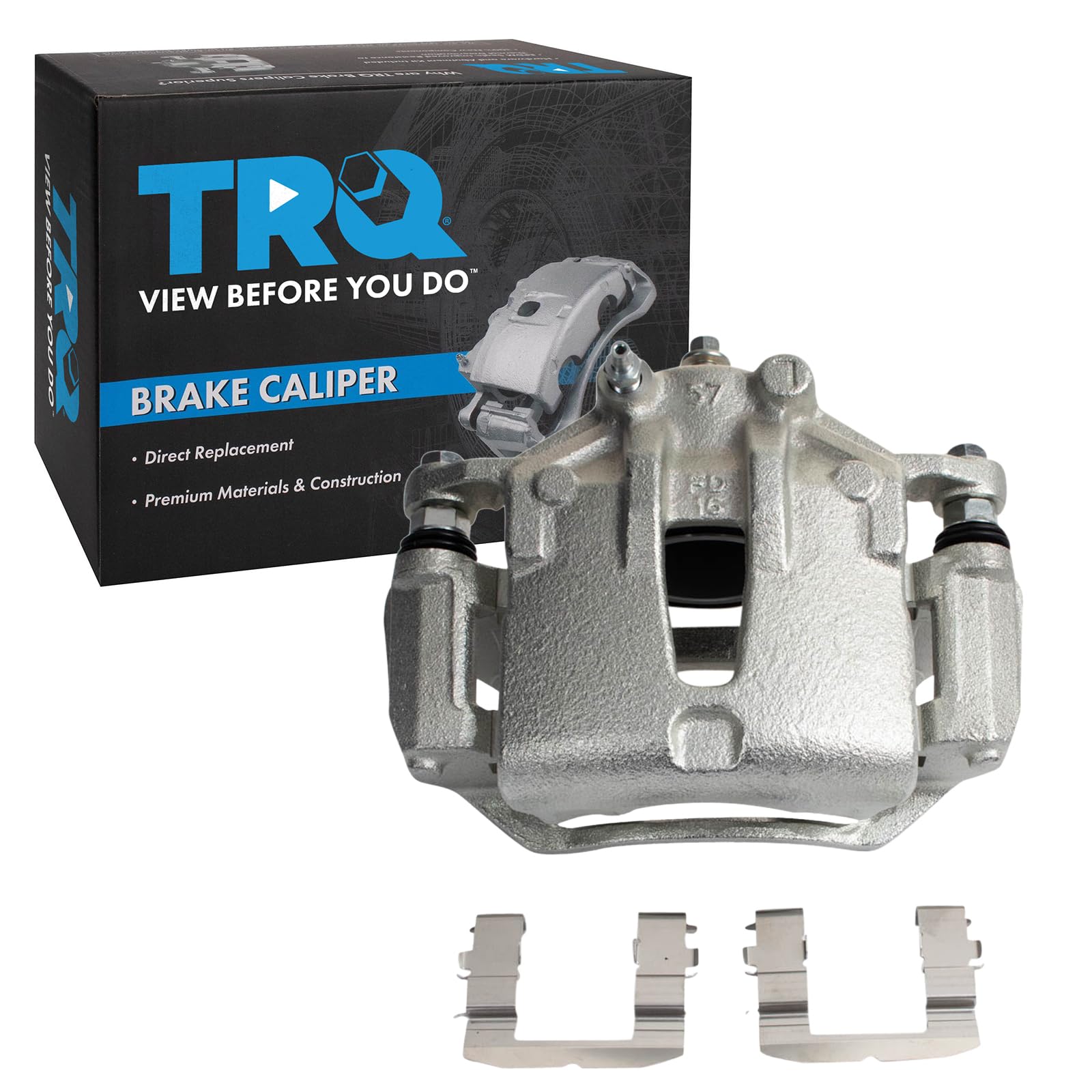 TRQ Front Left Brake Caliper w/Bracket Driver Side