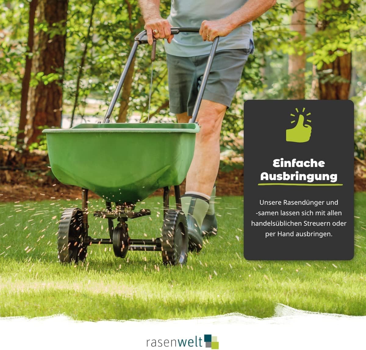 ARENA Premium Golfrasen Saatgut mit Keimbeschleuniger 5kg I Rasensamen tiefschnittverträglich und schnellkeimend I Fairway Ultimate