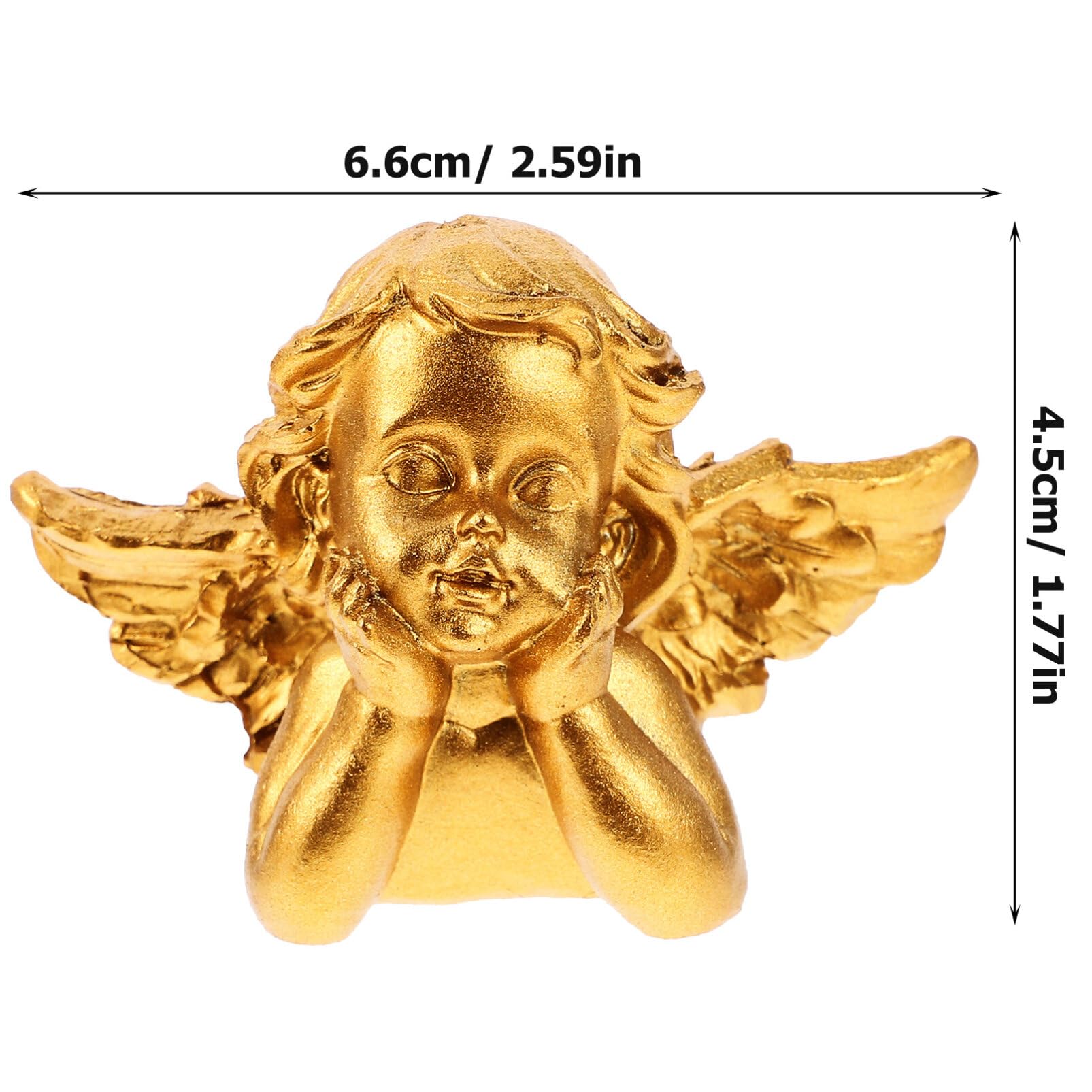 Amazon.co.jp: Happyyami 赤ちゃん7天使7置物72個7ゴールデン7天使7像7