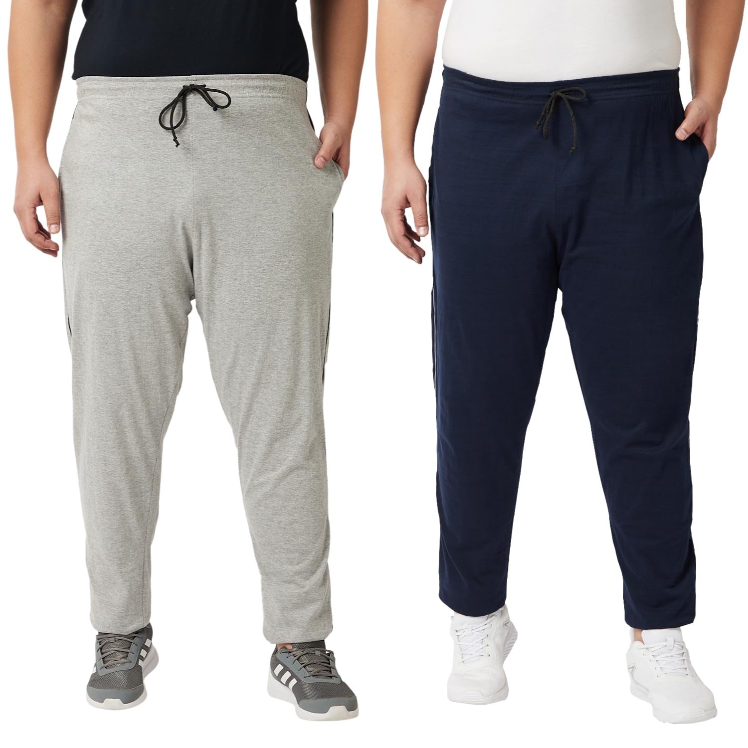 vaishvik Mens Plus Size Track-pants - Pack of 2-picture-48
