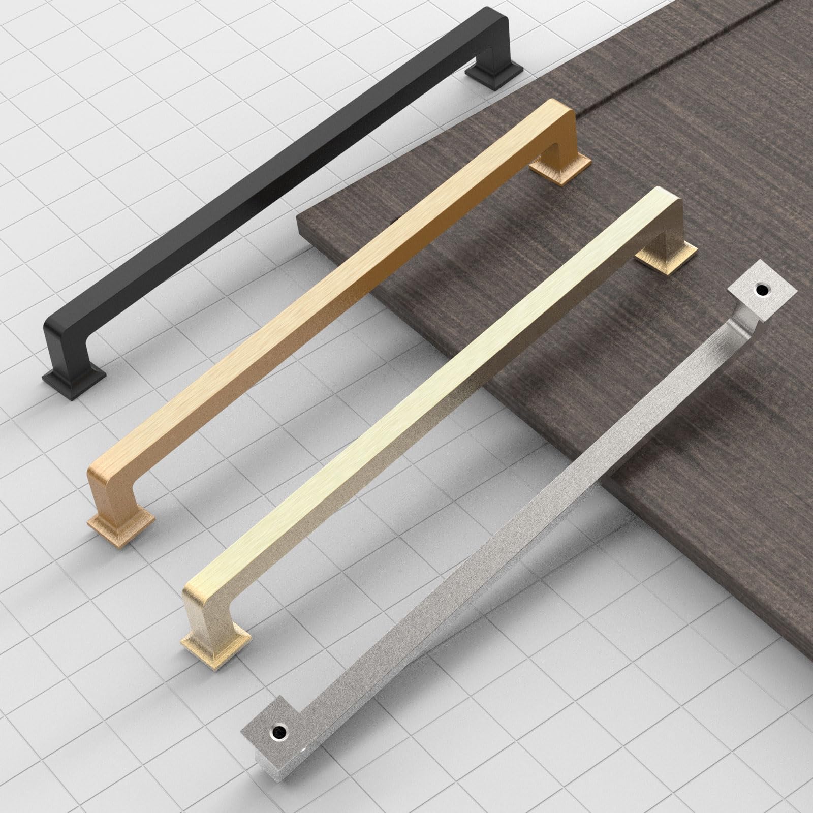 FILTA 10 Pack Champagne Bronze Cabinet Pulls 5 Inch  128mm Stylish Kitchen Cabinet Handles Zinc Alloy Modern Cabinet Hardware Pulls Drawer Dresser C80