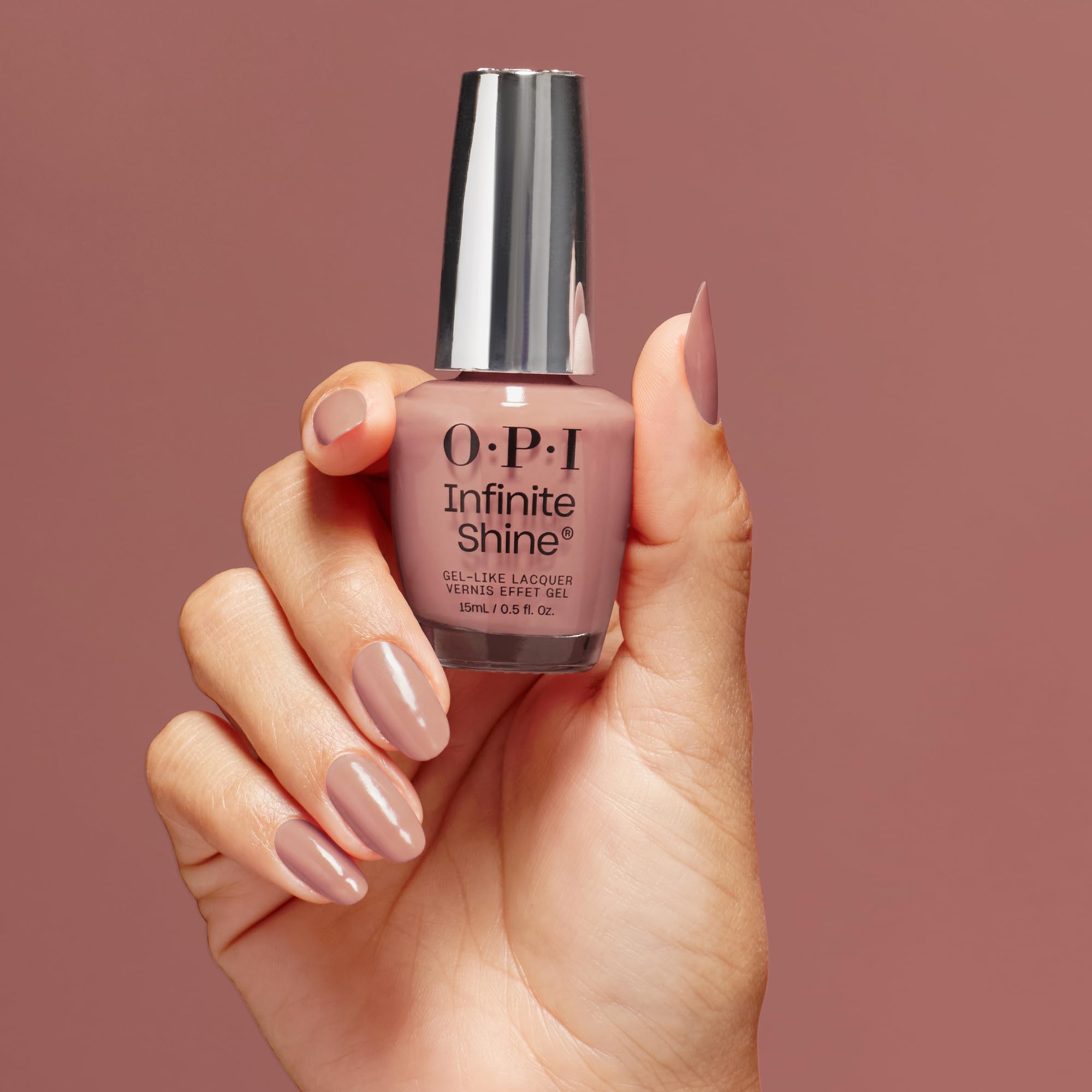 OPI Infinite Shine Set (3 x 15 ml): Base Coat + Barefoot in Barcelona + Gel-ähnlicher Top Coat – mit vorgehärteter Gel-Technologie & OPI extra breitem Pro-Wide Pinsel