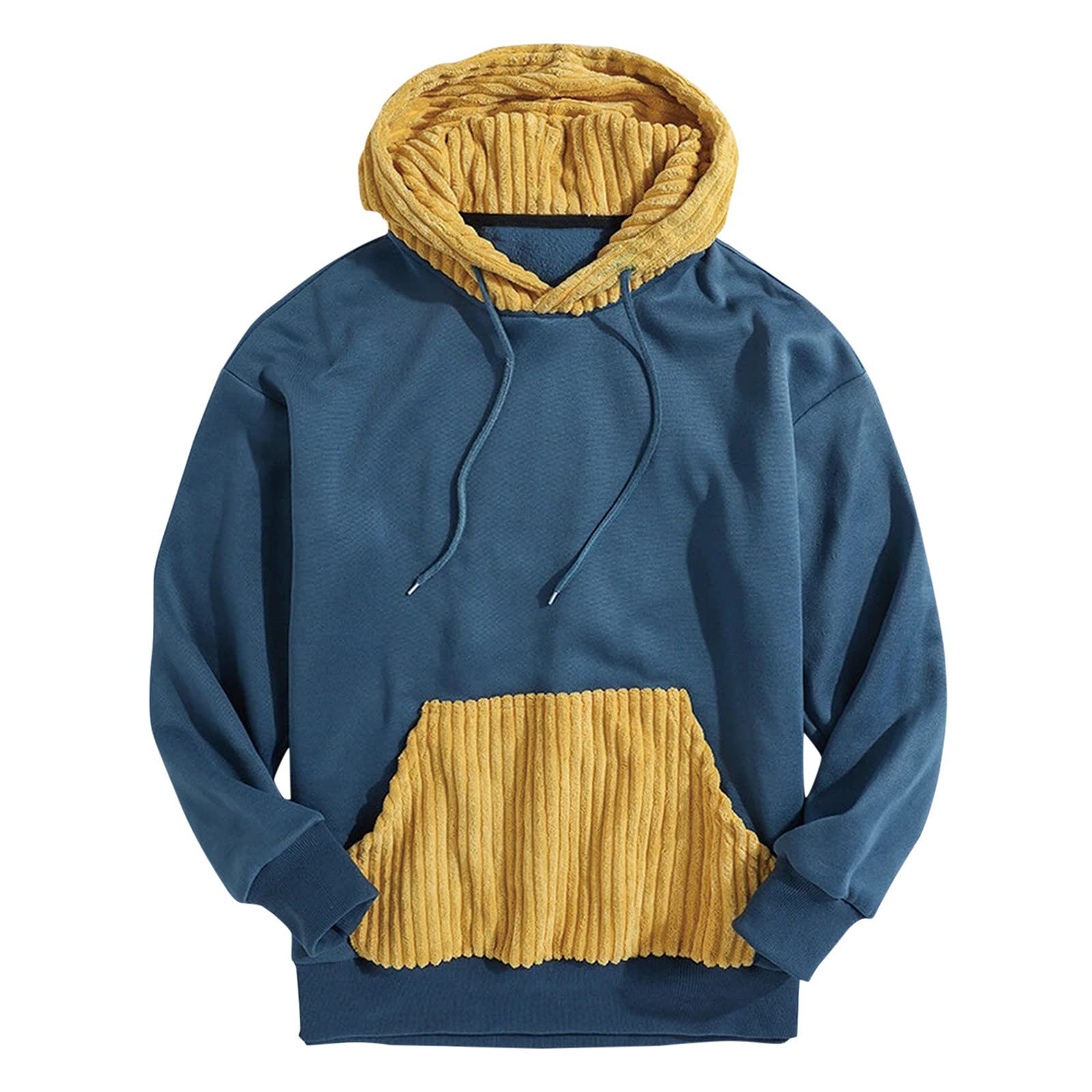Genérico Sudaderas con Capucha para Hombre Sudadera con Capucha para Hombre Bloque De Color Informal Suéteres, Chalecos Y Sudaderas Sudadera De Polar Cremallera Unisex Paquete Múltiple
