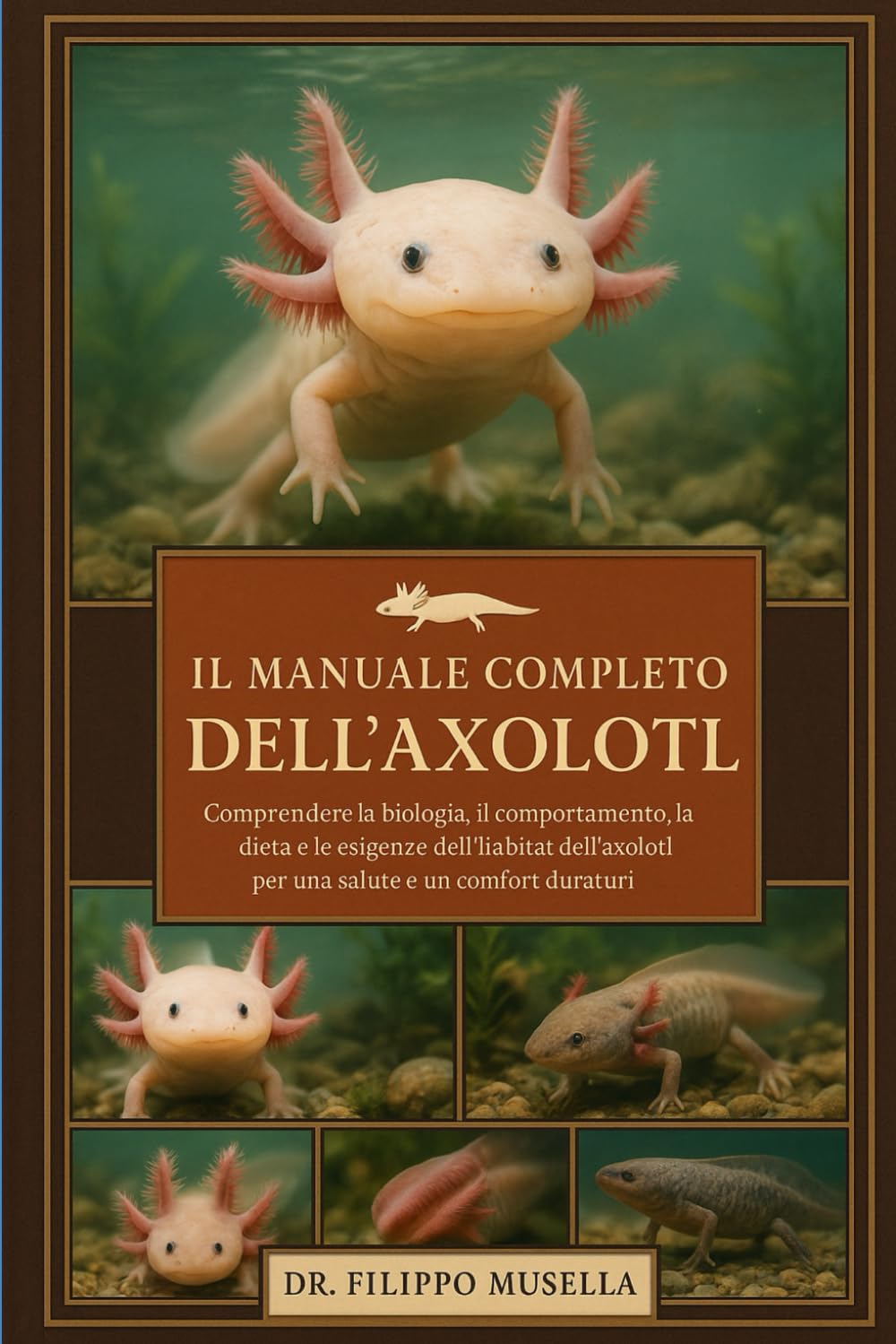 IL MANUALE COMPLETO DELL'AXOLOTL: Comprendere la biologia, il comportamento, la dieta e le esigenze dell'habitat dell'axolotl per una salute e un comfort duraturi